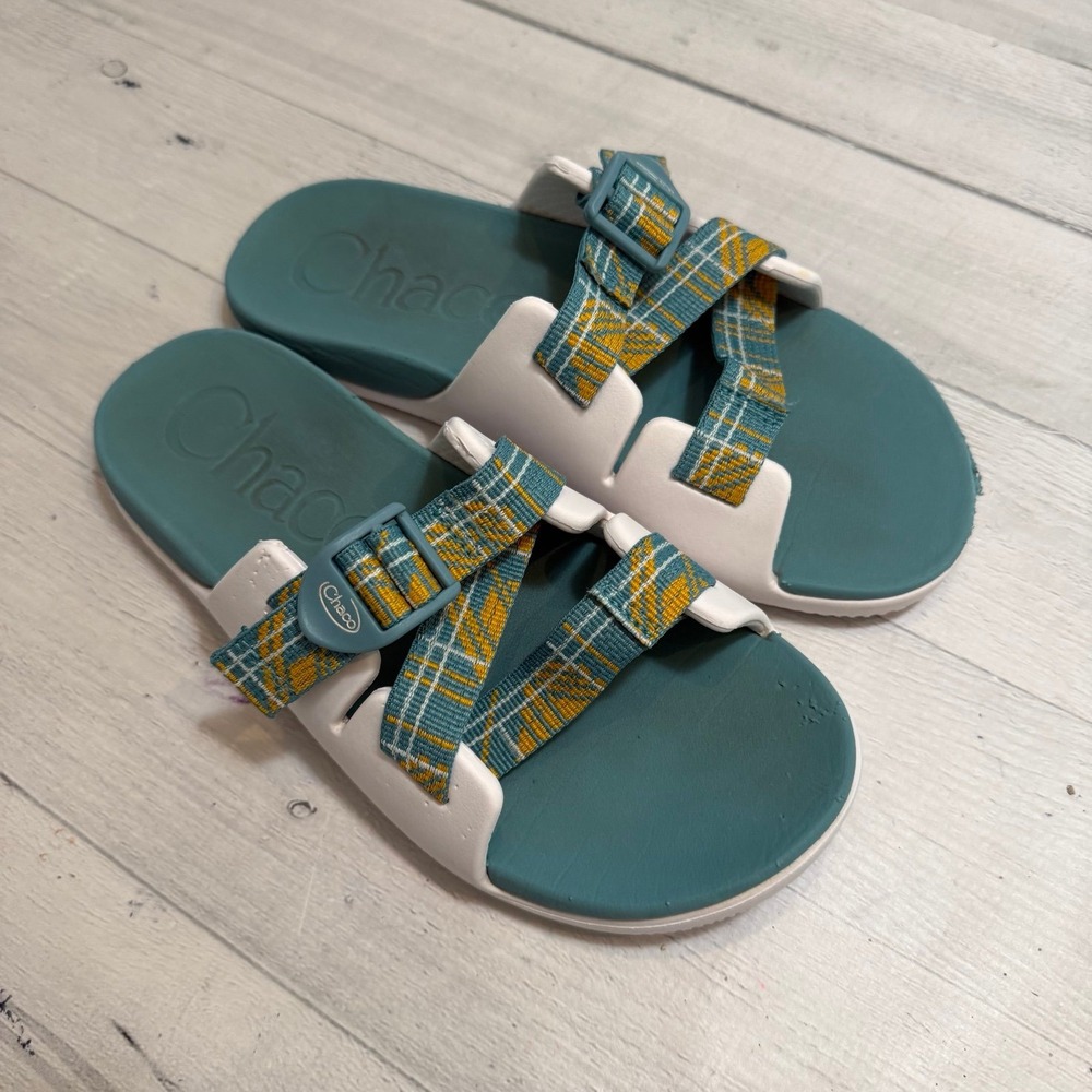 Chaco Chillos Slide Kid's Sandal Court Porcelain kids junior‎ size 5